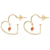A Beautiful Story oorbellen carnelian - Afbeelding 2