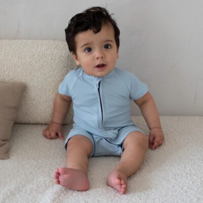 Babypakje ZIPSTER kort blauw