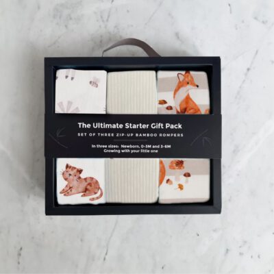 Set van 3 rompers - neutraal